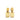 Gold Chanel Gold Plated Rhinestone and Faux Pearl Drop Clip on Earrings - Designer Revival