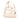 Cream Chanel Goatskin Square Stitch Essential Bowler Handbag - Designer Revival