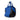 Blue LOEWE Medium Bicolor Grained Calfskin Hammock Satchel
