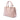 Pink Prada Small Saffiano Lux Galleria Double Zip Satchel