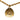 Gold Chanel Gold Plated CC Round Pendant Necklace - Designer Revival