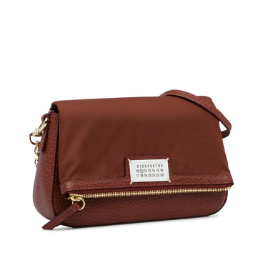 Brown Maison Margiela Leather Crossbody Bag