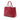 Red Prada Medium Saffiano Cuir Double Satchel