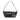 Black Fendi Leather FF Baguette Shoulder Bag