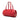 Red Louis Vuitton Epi Soufflot Handbag