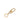 Gold Louis Vuitton Gold Plated Bolt Extender Key Ring