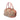 Beige Gucci GG Canvas Heart Bit Satchel