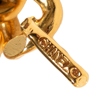 Gold Chanel Medallion Chain-Link Belt