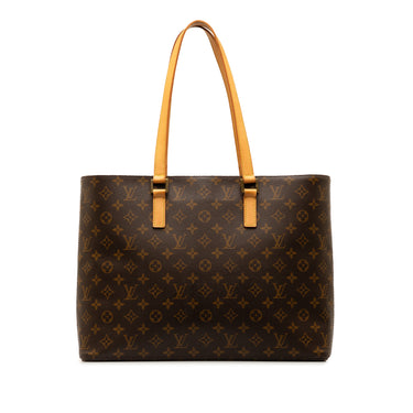 Brown Louis Vuitton Monogram Luco Tote Bag - Designer Revival