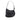 Black Fendi Zucchino Denim Oyster Shoulder Bag