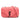 Pink Saint Laurent Baby Grained Calfskin Chevron Classic Monogram Chain Bag