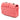 Pink Saint Laurent Baby Grained Calfskin Chevron Classic Monogram Chain Bag - Designer Revival