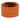Orange Hermès Swift and Palladium Plated Lurie Ring