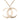 Gold Chanel CC Gold Plated Strass Moon Pendant Necklace