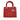 Red Dior Medium Lambskin Cannage Lady Dior Satchel