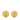 Gold Chanel CC Gold Plated Round Clip On Earrings