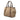 Beige Prada Canvas Canapa Logo Bow Satchel