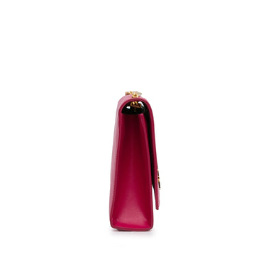 Pink Saint Laurent Medium Monogram Kate Crossbody Bag - Designer Revival