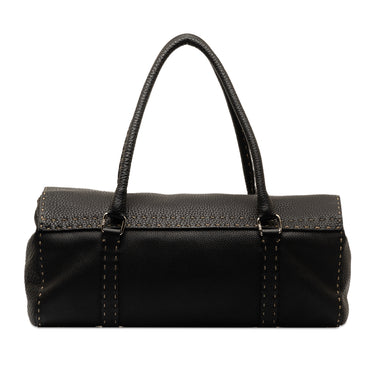 Black Fendi Selleria Linda Shoulder Bag - Designer Revival