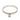 Gray Louis Vuitton Kelly H Lock Bangle Costume Bracelet - Designer Revival