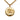 Gold Chanel Gold Plated CC Medallion Pendant Necklace