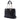 Black Dior Large Patent Cannage Lady Dior Soft Shopping Tote