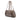 Taupe Prada Royal Calf Pushlock Shoulder Bag - Designer Revival