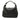 Black Burberry Grained Calfskin Heritage Ledbury Convertible Hobo Satchel