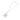 Silver Chanel Silver Plated CC Rhinestone Snowflake Pendant Necklace