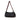 Black Gucci Denim Web Shoulder Bag - Designer Revival