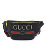 Black Gucci Logo Belt Bag - Designer Revival
