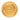 Gold Chanel Gold Plated 31 Rue Cambon Round Brooch