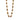 Gold Chanel Gold Plated Bead Strand Necklace