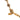 Gold Chanel Gold Plated Bead Strand Necklace
