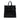 Black Prada Vitello Phenix Open Convertible Tote Satchel