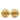 Gold Chanel Gold Plated CC Dome Clip On Earrings