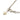 Silver Chanel CC Brass and Strass Faux Pearl Pendant Necklace