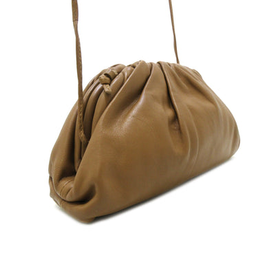 Tan Bottega Veneta The Mini Pouch Crossbody Bag - Designer Revival