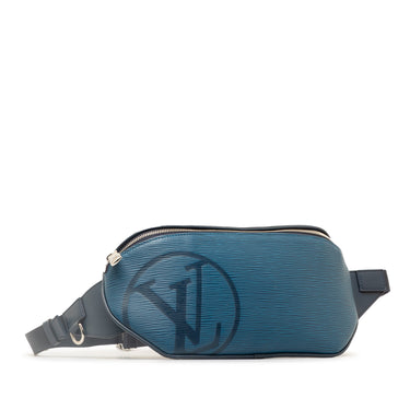 Blue Louis Vuitton Epi Initials Belt Bag