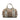 Beige & White Gucci Medium GG Canvas Interlocking G Boston Bag