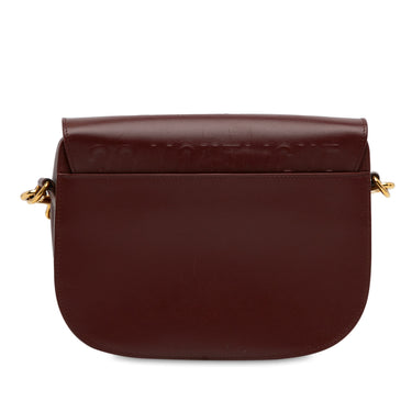 Burgundy Dior Medium Bobby Crossbody Bag - Designer Revival