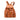 Brown Gucci Leather Bamboo Drawstring Backpack