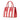 Red Prada Small Bicolor Saffiano Galleria Double Zip Satchel