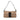 Brown Fendi Zucchino Canvas Baguette Shoulder Bag