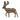 Gold Chanel CC Gold Plated Faux Pearl Deer Brooch