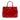 Red Prada Medium Saffiano Vernice Galleria Double Zip Satchel