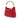 Red Gucci Calfskin Bamboo Diana Satchel