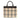 Beige Burberry House Check Canvas Handbag