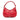 Red Burberry Leather Hobo Shoulder Bag