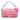 Pink Fendi Zucca Embossed Leather Baguette Satchel - Designer Revival